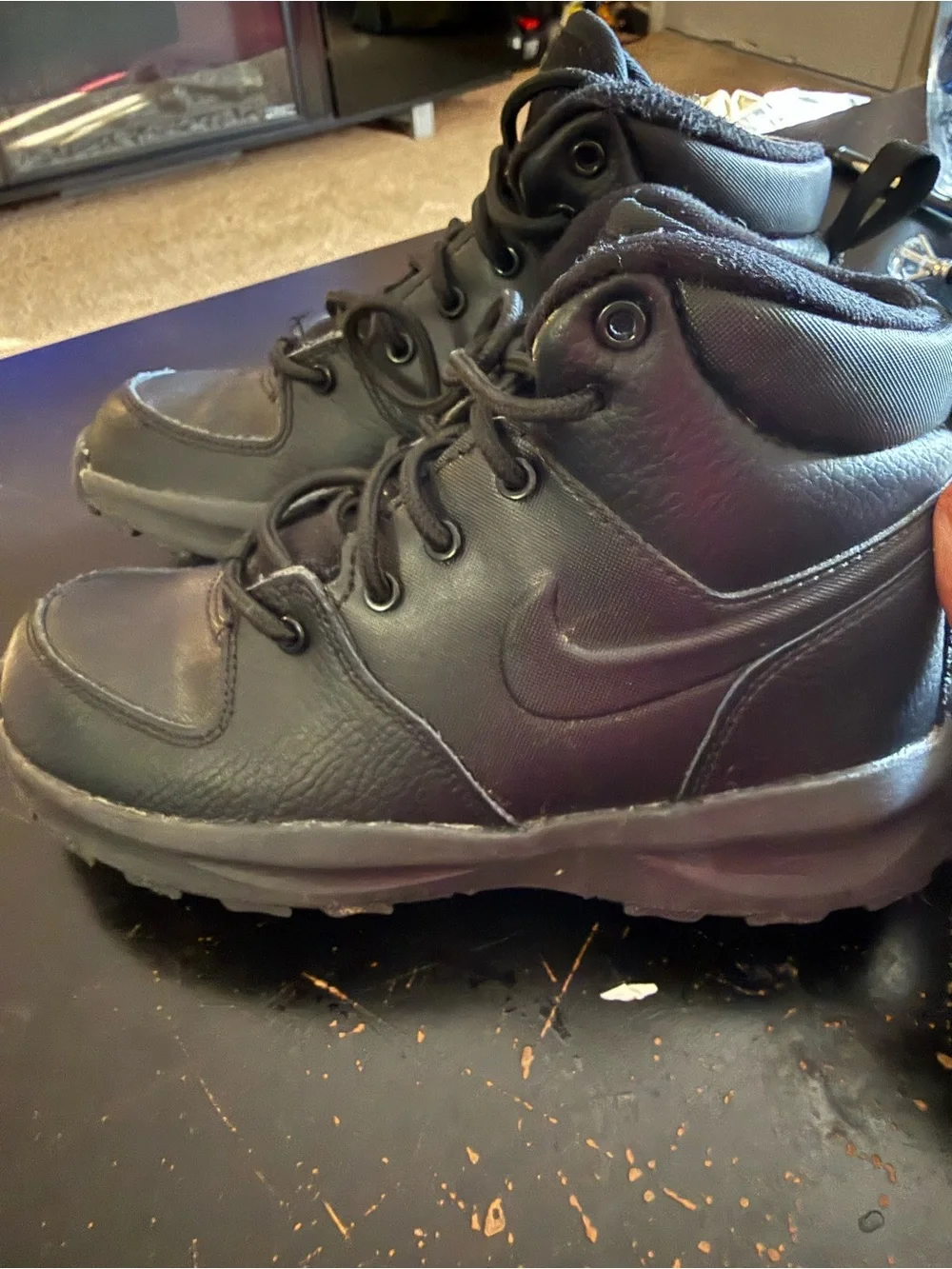Nike Kids Black High-Top Sneakers